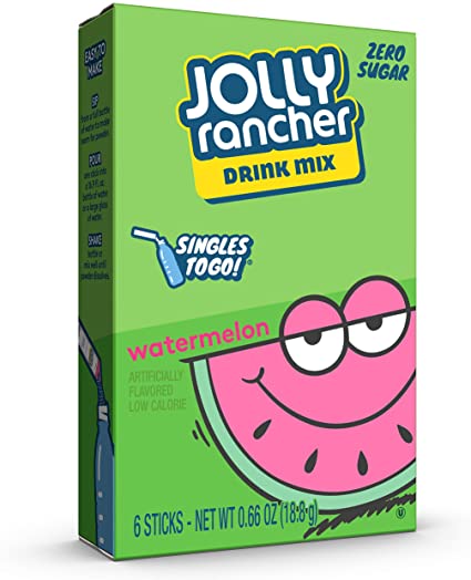 Jolly Rancher Singles To Go Watermelon 6 pack - Drink Mix