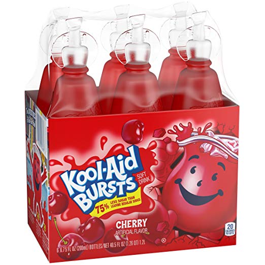Kool Aid Bursts Cherry - 200ml (Single Bottle)