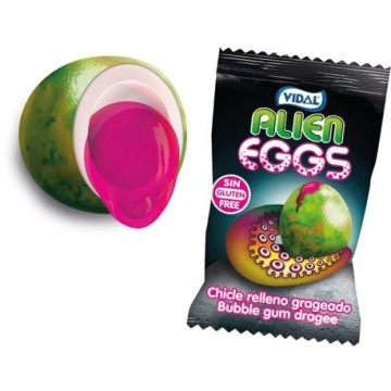 Vidal Alien Eggs Bubble Gum