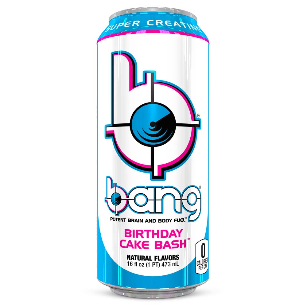 Bang Energy Birthday Cake Bash Flavour With Super Creatine - 454ml