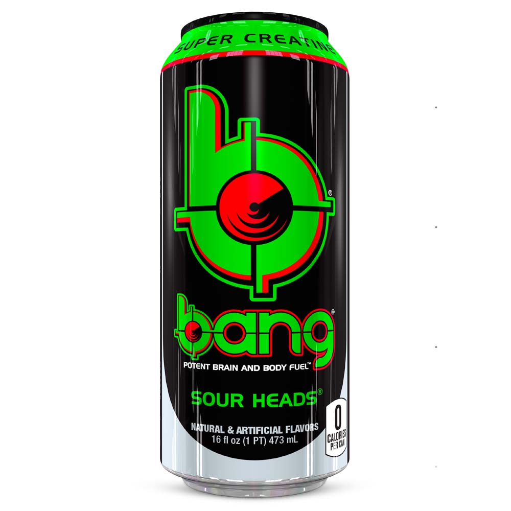 Bang Energy Sour Heads Flavour With Super Creatine - 454ml