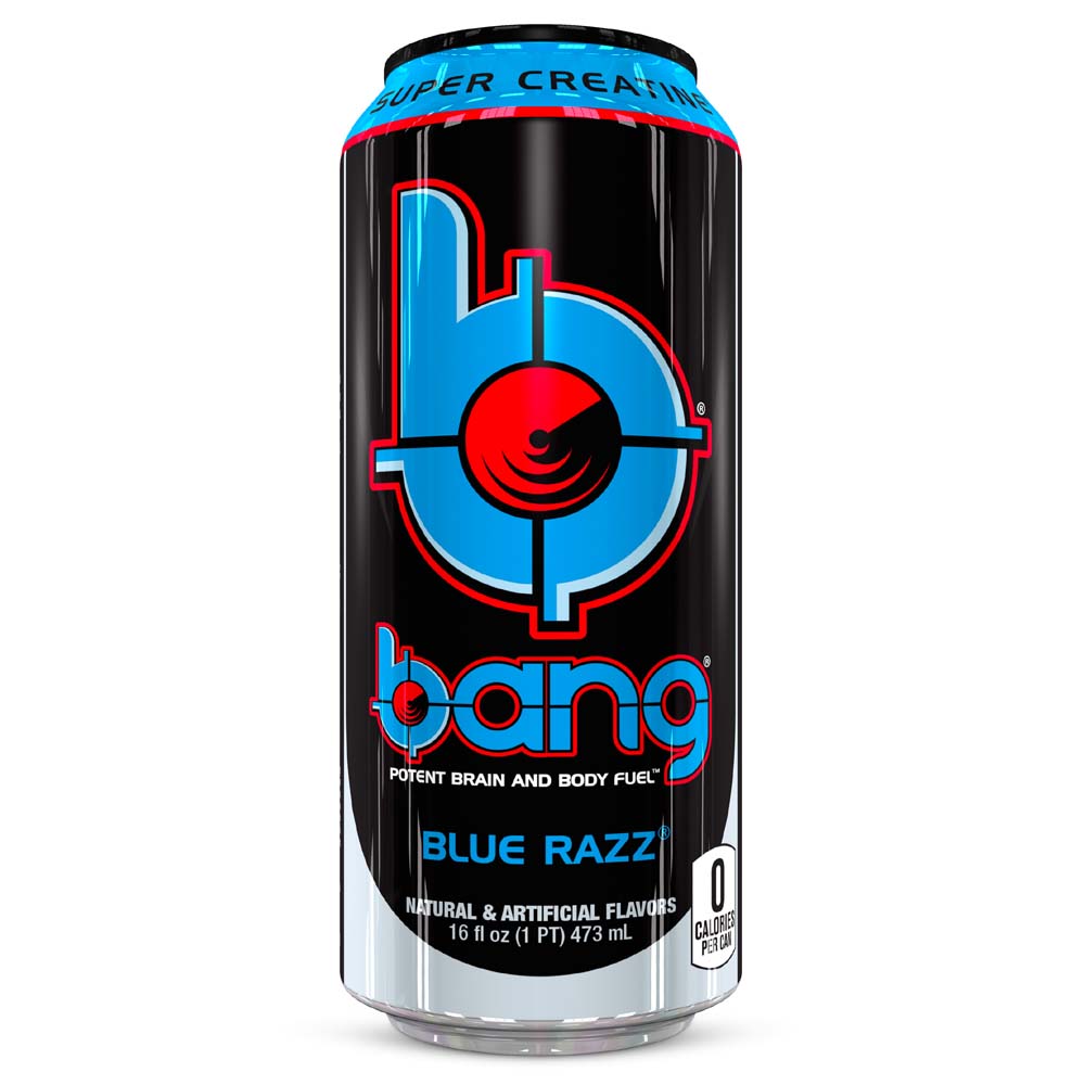 Bang Energy Blue Razz Flavour With Super Creatine - 454ml