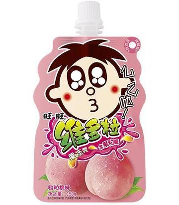 Want Want Fruit Jelly Drink Peach Flavour 150g