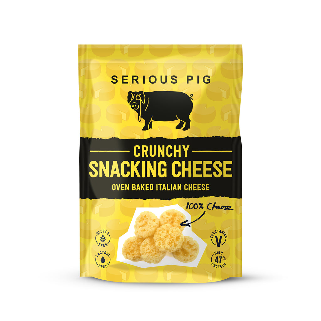 Serious Pig Crunchy Snacking Cheese With Caramelised Onion 24g