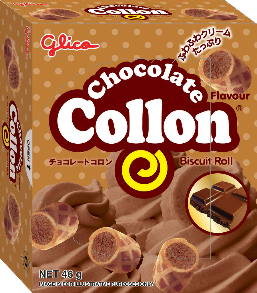 Glico Collon Chocolate Cream Biscuits - 54 g