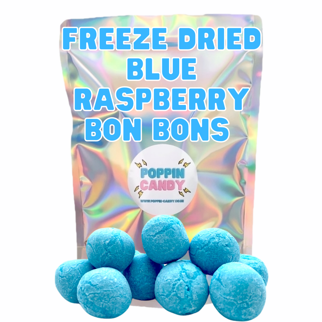 Freeze Dried Blue Raspberry Bon Bons