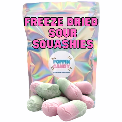 Freeze Dried Drumstick Sour Squashies | Poppin Candy