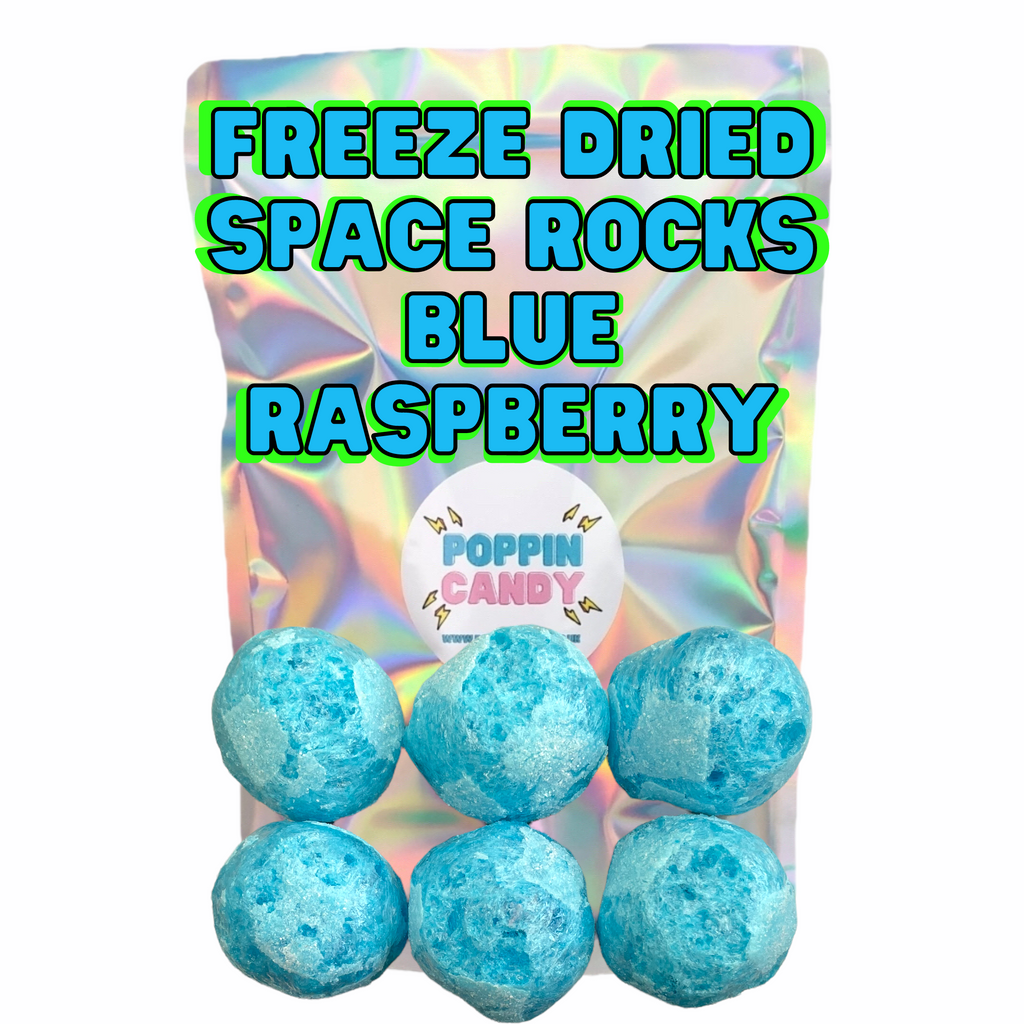 Freeze Dried Blue Raspberry Space Rocks