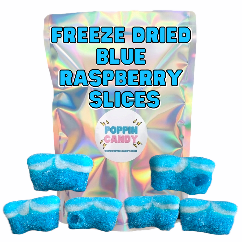 Freeze Dried Blue Raspberry Slices