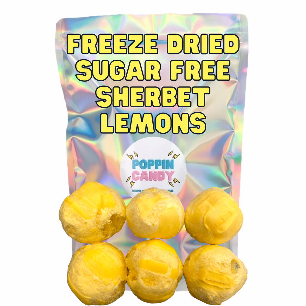 SUGAR FREE Freeze Dried Sherbet Lemons