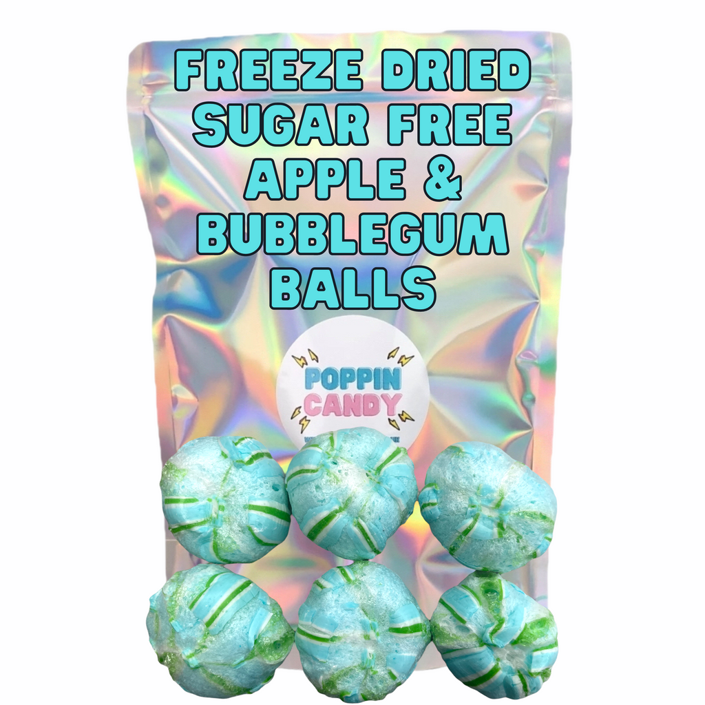 SUGAR FREE Freeze Dried Apple & Bubblegum Fizz Balls