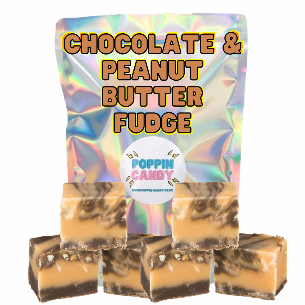 Chocolate & Peanut Butter Fudge - 400g