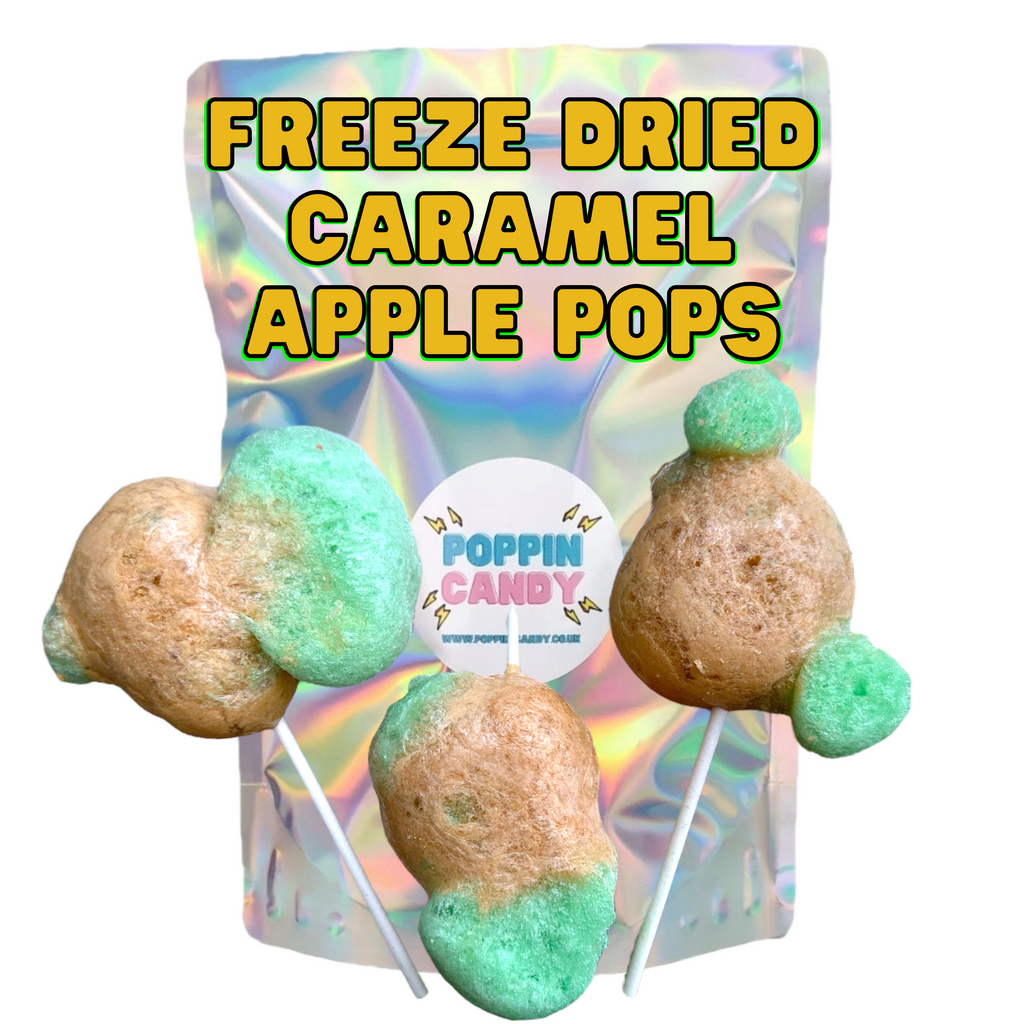 Freeze Dried Caramel Apple Pops