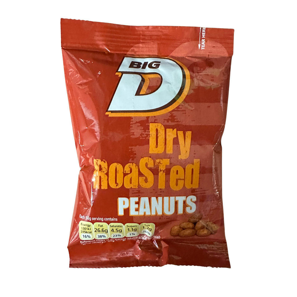 Big D Dry Roasted Peanuts - 50g