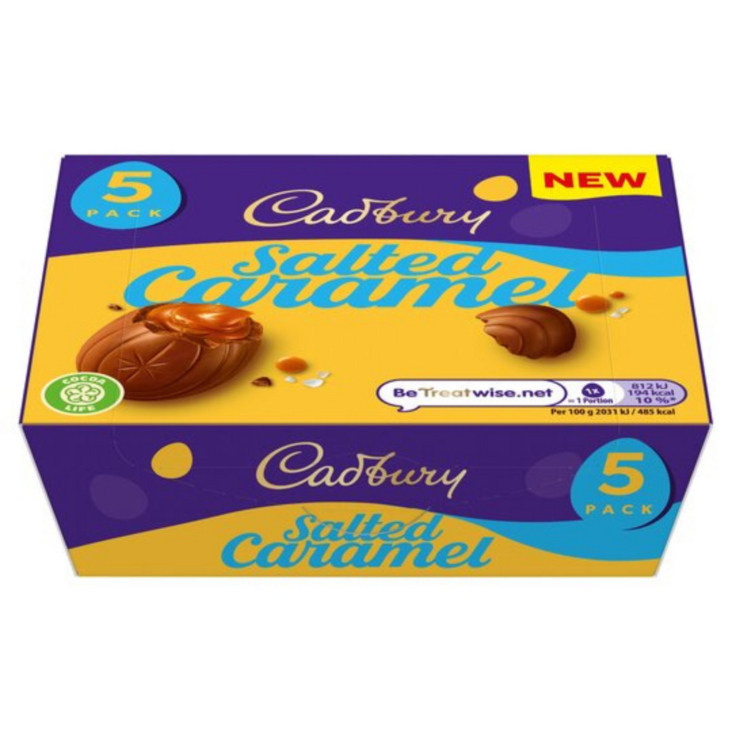 Cadbury Milk Chocolate Salted Caramel Eggs 5 X 40G