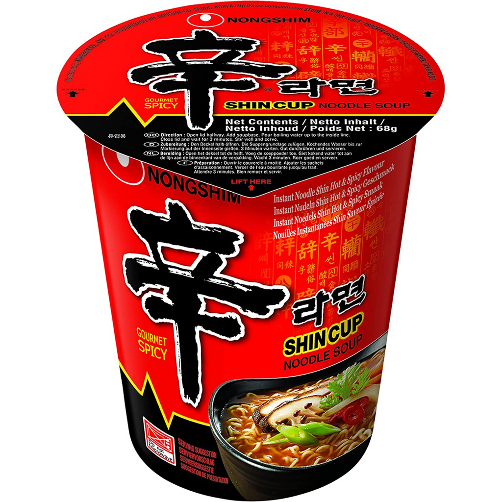 NongShim Shin Cup Noodle Soup - 68g