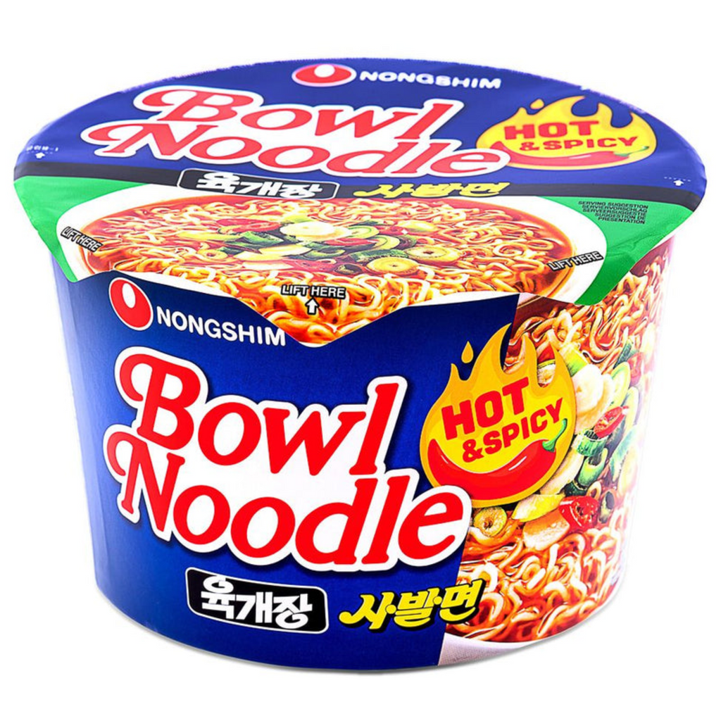NongShim Hot & Spicy Bowl Noodle Soup - 3.5oz (100g)