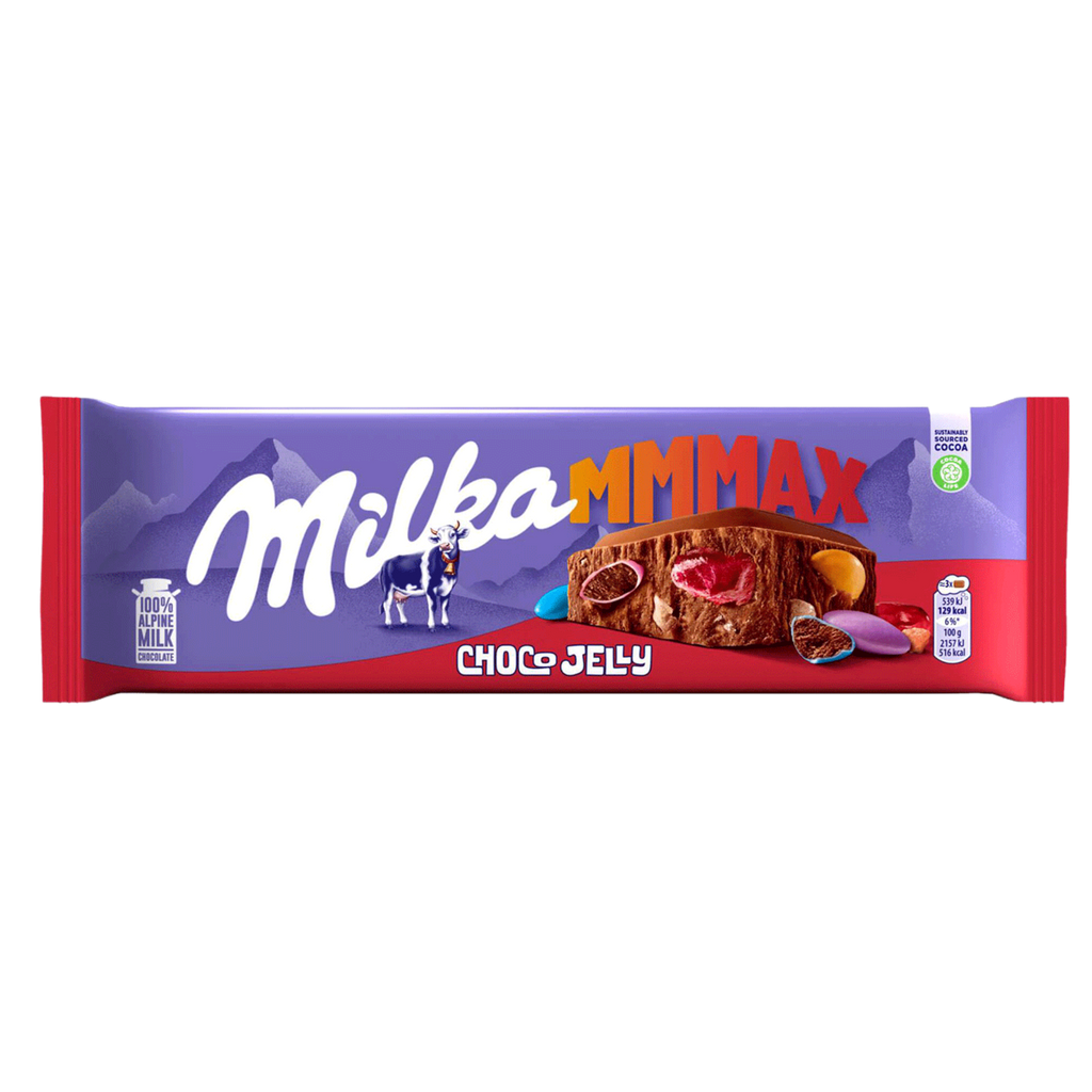 Milka Mmmax Choco Jelly Chocolate Bar - 8.81oz (250G)