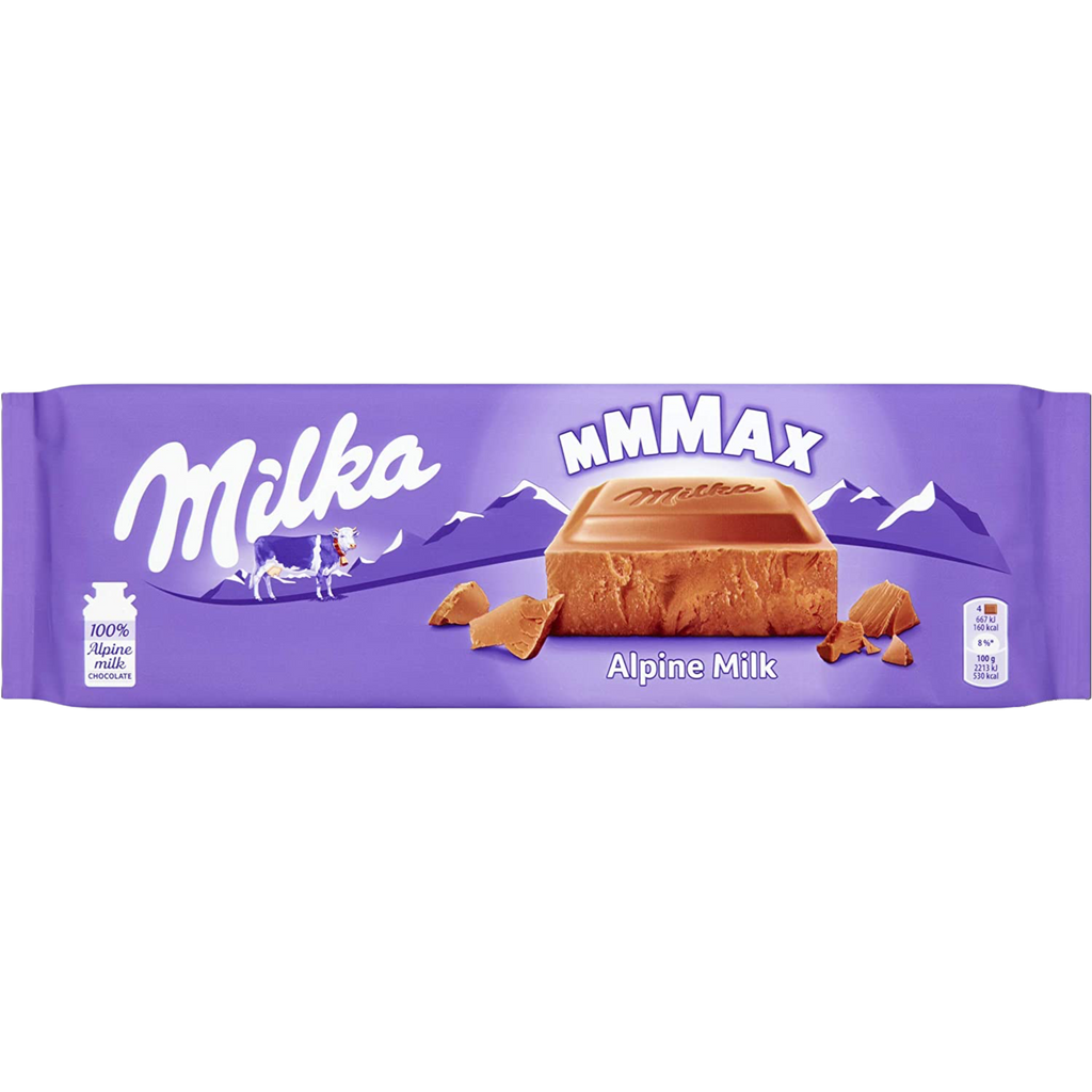 Milka Mmmax Alpine Milk Chocolate Bar - 270G