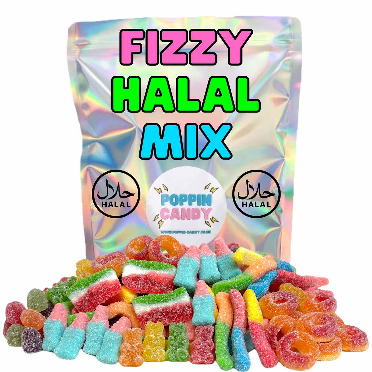 Fizzy Halal Mix Poppin Candy