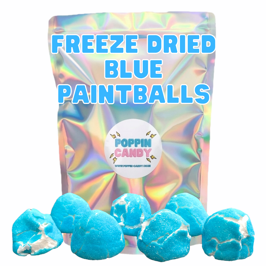 Freeze Dried Blue Paintballs