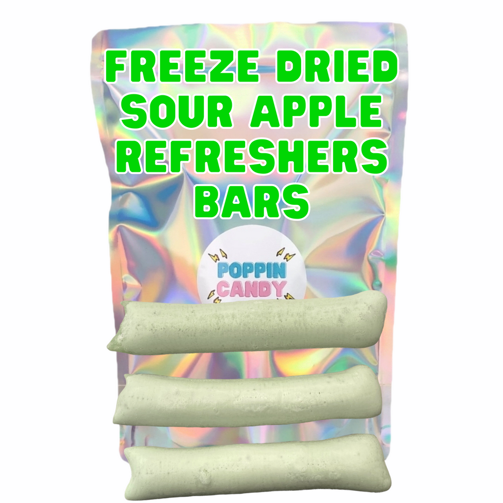 Freeze Dried Sour Apple Refreshers Bars