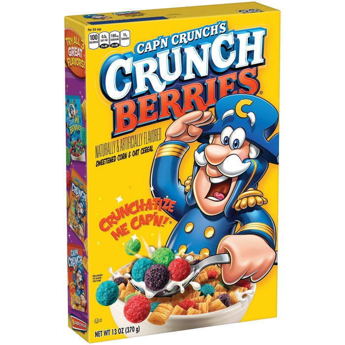 Cap'n Crunch Crunch Berries Cereal - 370G
