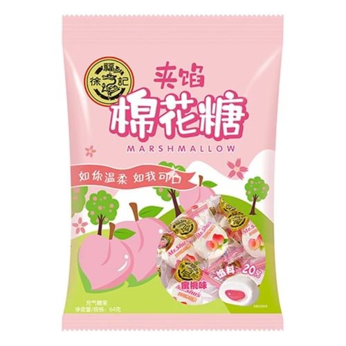 Hsufuchi Marshmallow Peach Flavour 64g