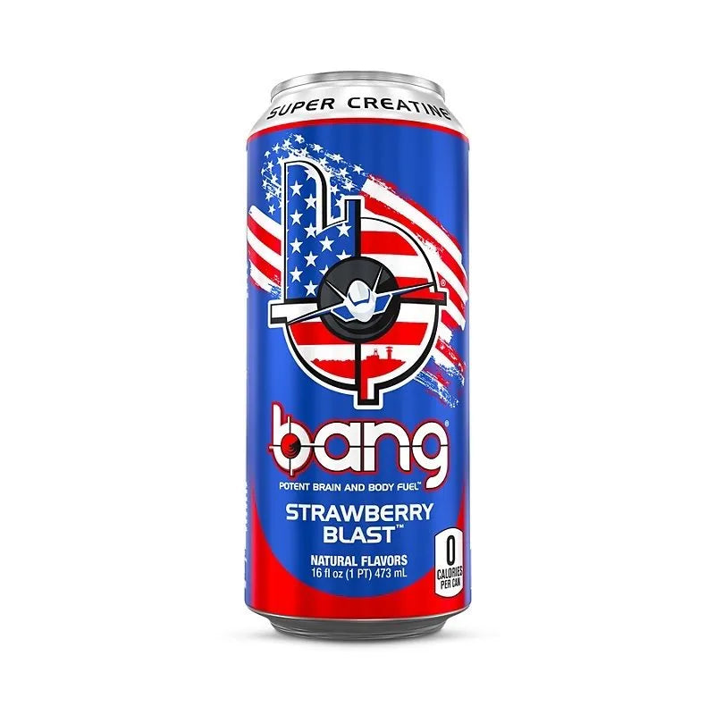 Bang Energy Strawberry Blast Flavour With Super Creatine Military Edition - 454ml