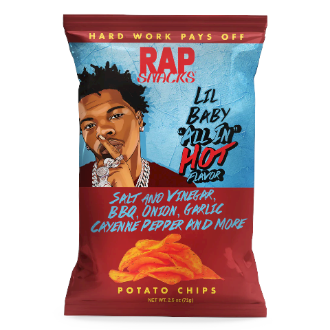 Rap Snacks Lil Baby 'All in Hot Flavour' - 71g