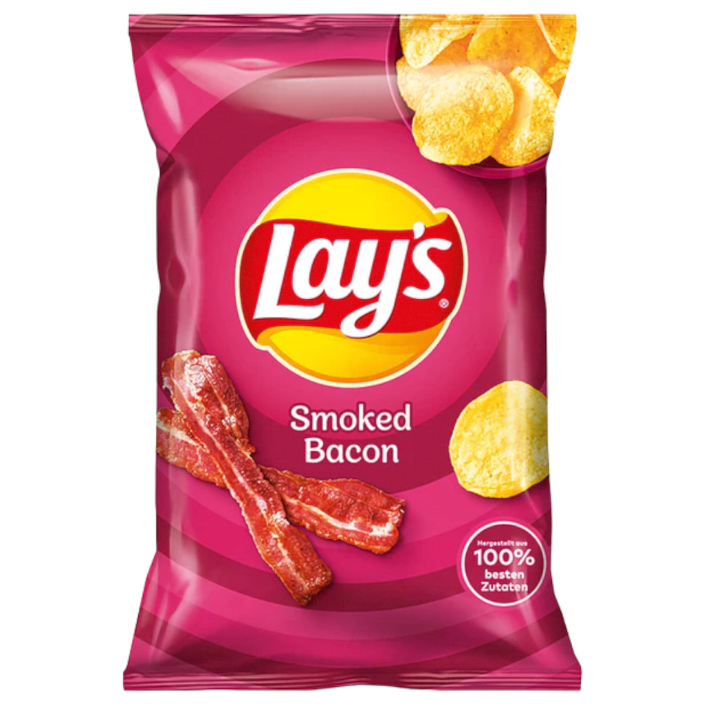 Lay's Smoked Bacon Potato Chips - 150g