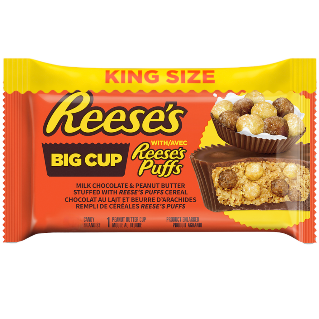 Reese's Big Cup Stuffed with Reese's Puffs KING SIZE - 2.4oz (68g)