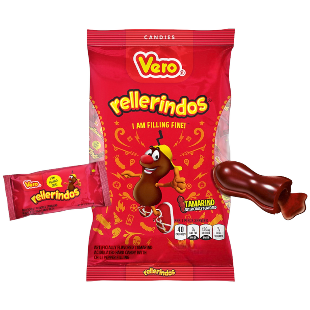 Vero Rellerindos Chilli Juice Filled Mexican Candy - SINGLE (0.38oz/11g)