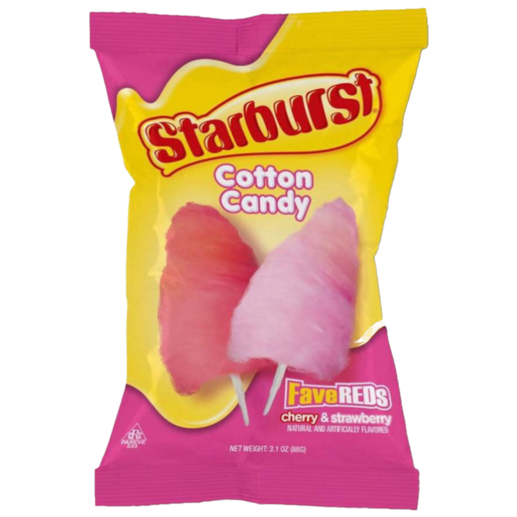 Starburst Cotton Candy Cherry & Strawberry Flavour - 3.1oz (88g)