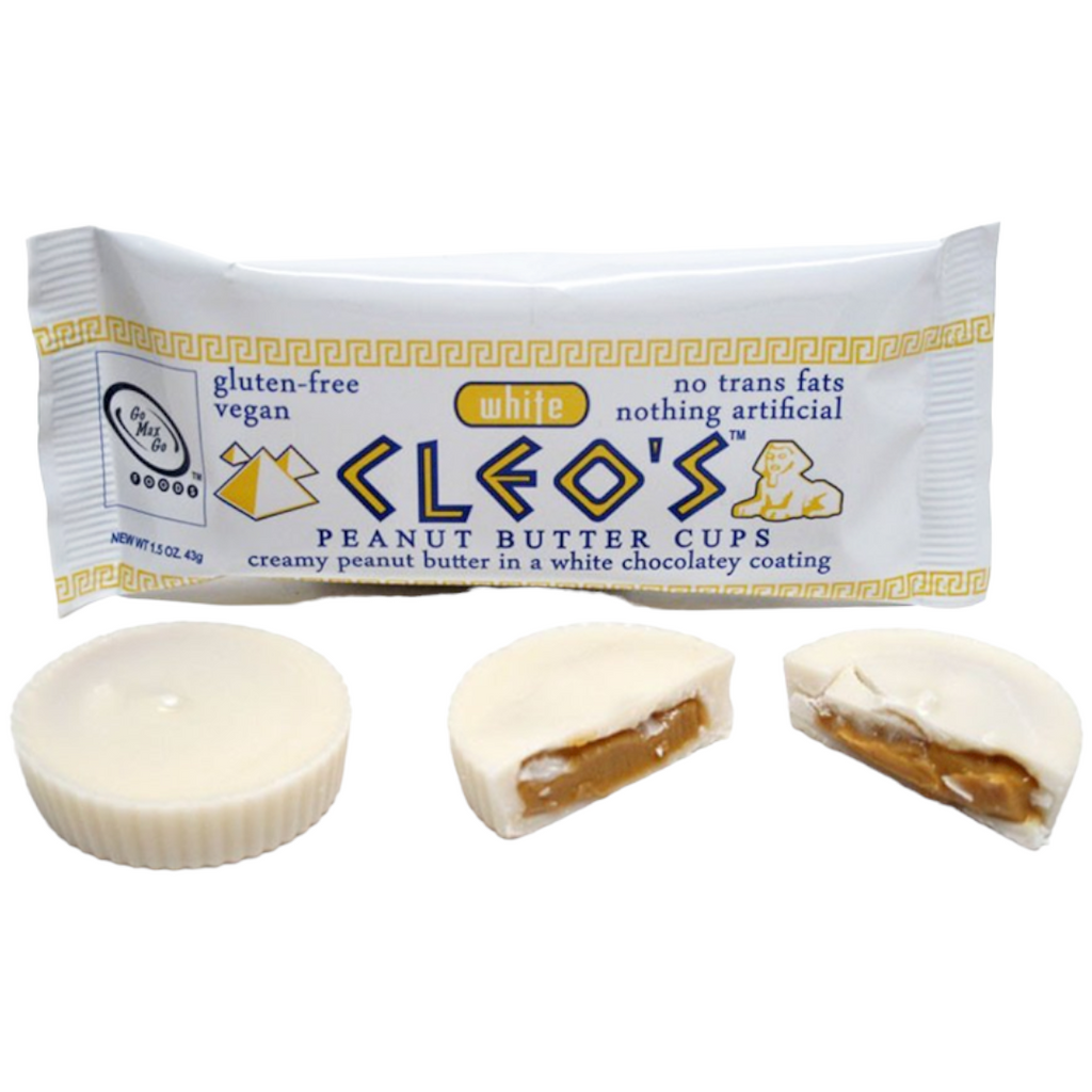 Go Max Go Cleo's White Vegan Peanut Butter Cups - 1.5oz (43g)