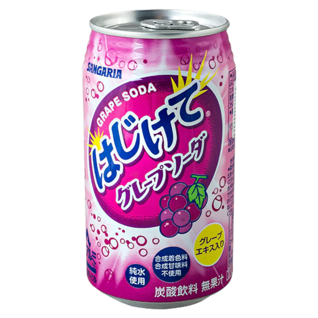 Sangaria Hajikete Grape Flavoured Soda - 350ml