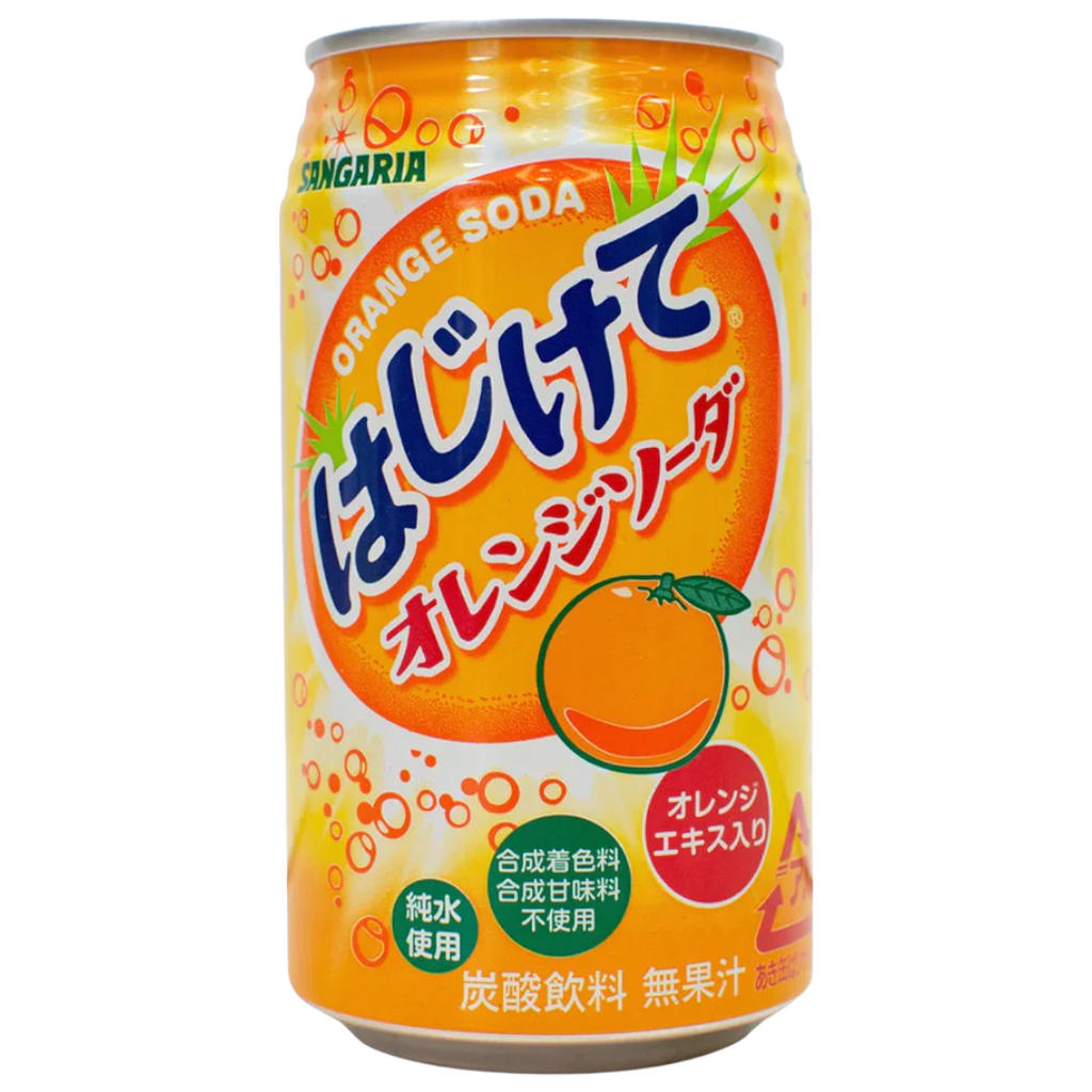 Sangaria Hajikete Orange Flavoured Soda - 350ml