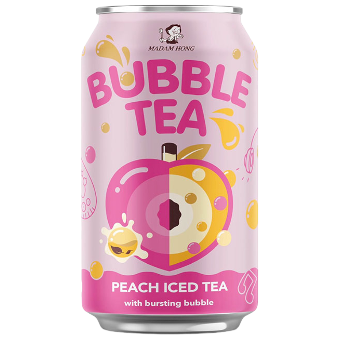 Madam Hong Peach Iced Tea Bubble Tea - 10.8fl.oz (320ml)