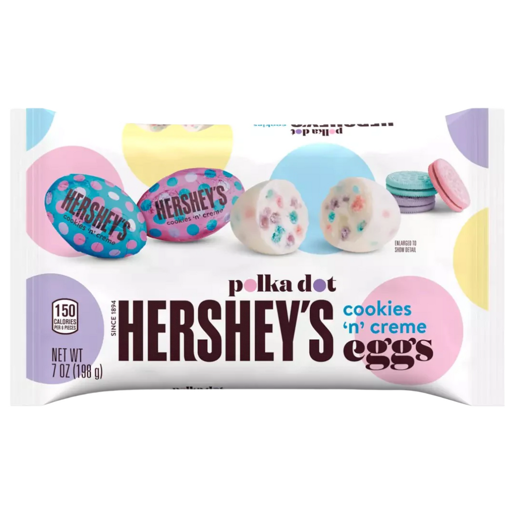 Hershey's Polka Dot Cookies 'n' Creme Eggs (Easter Limited Edition) - 7oz (198g)