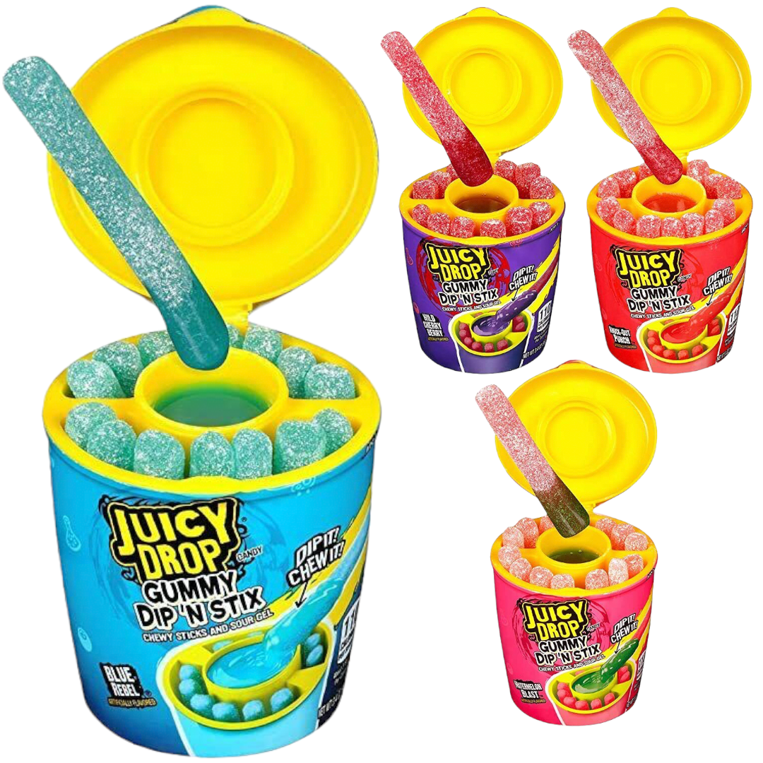 Juicy Drop Gummy Dip 'N Stix - 3.4oz (96g)