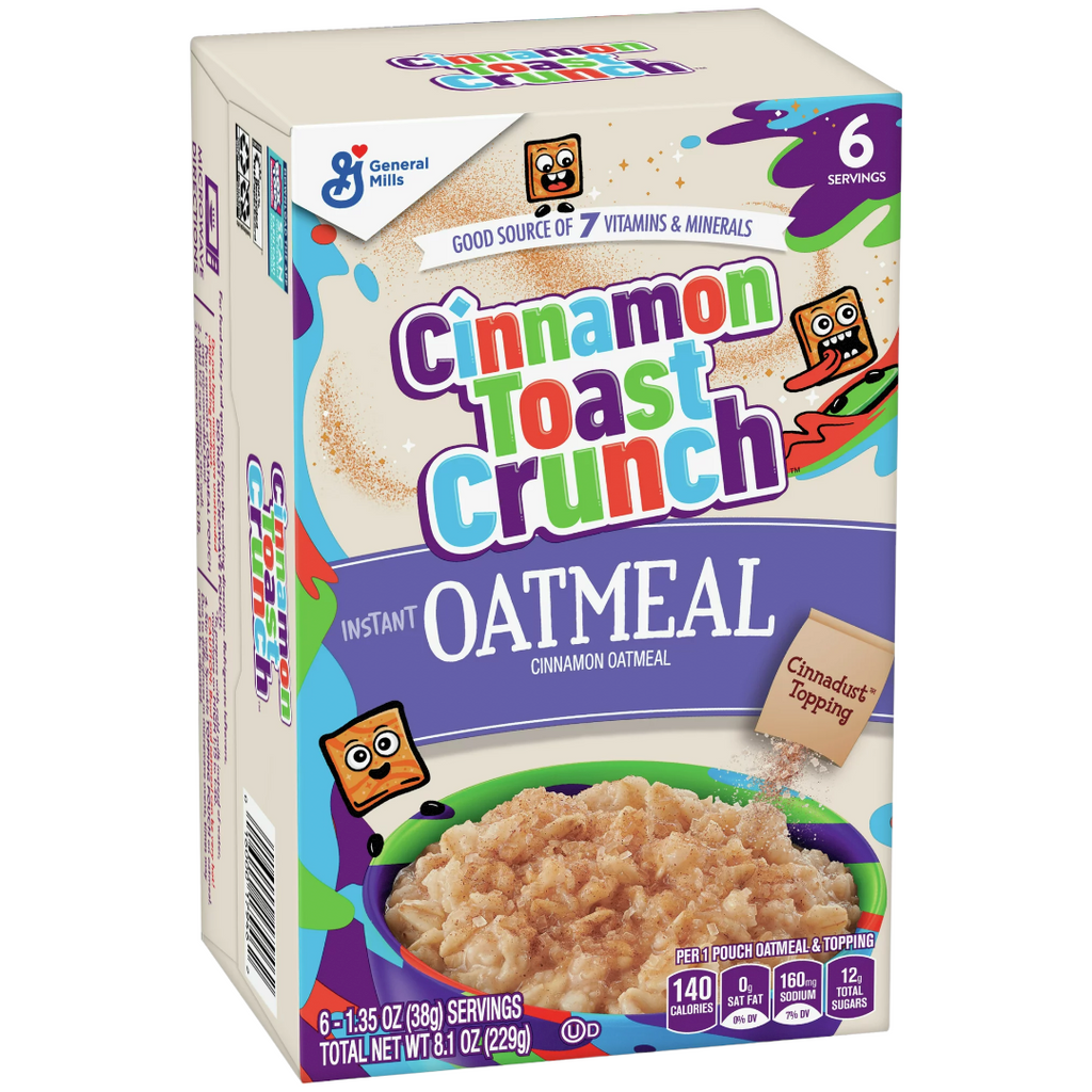 NEW Cinnamon Toast Crunch Instant Oatmeal - 8.1oz (229g)