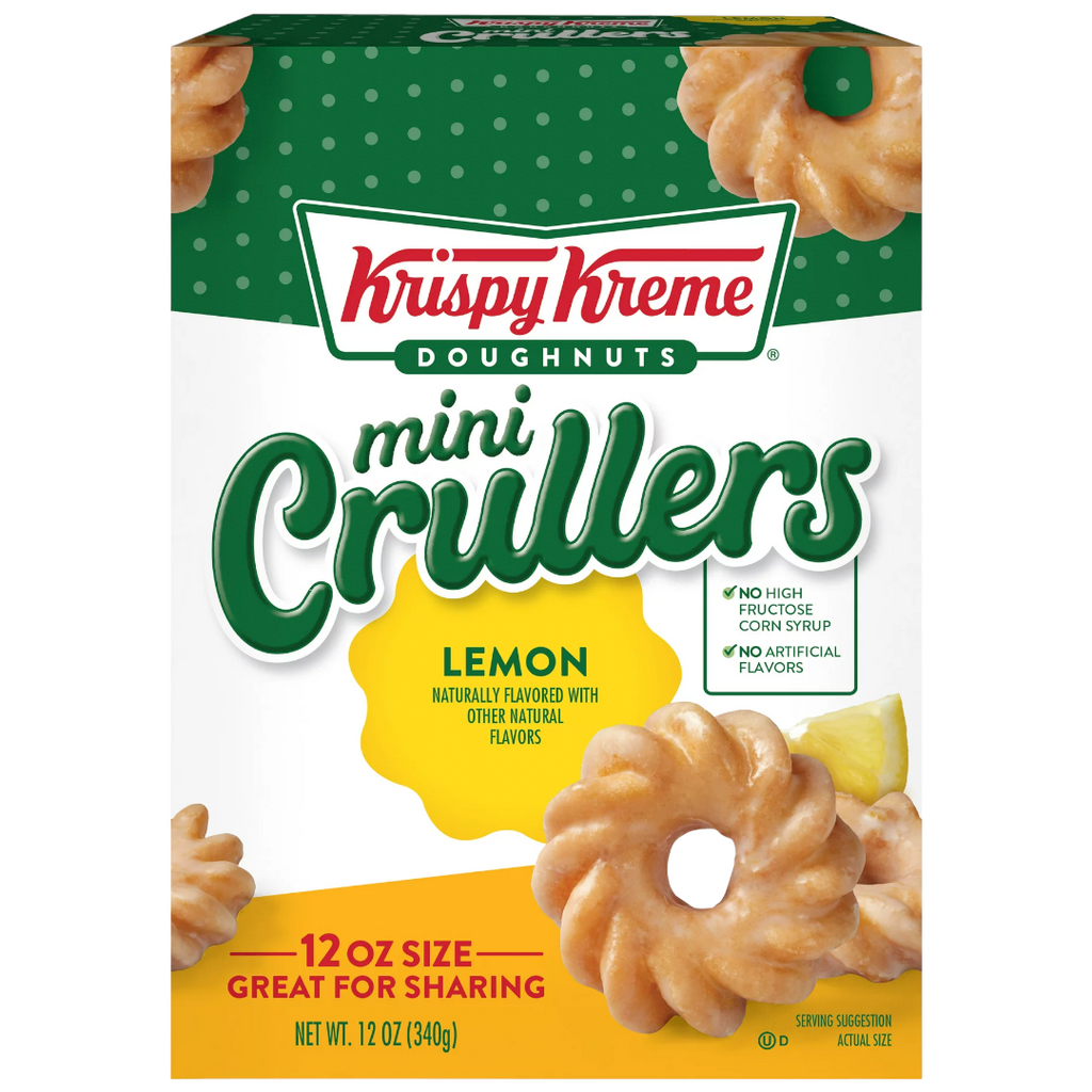 Krispy Kreme Mini Crullers Lemon - 12oz (340g)