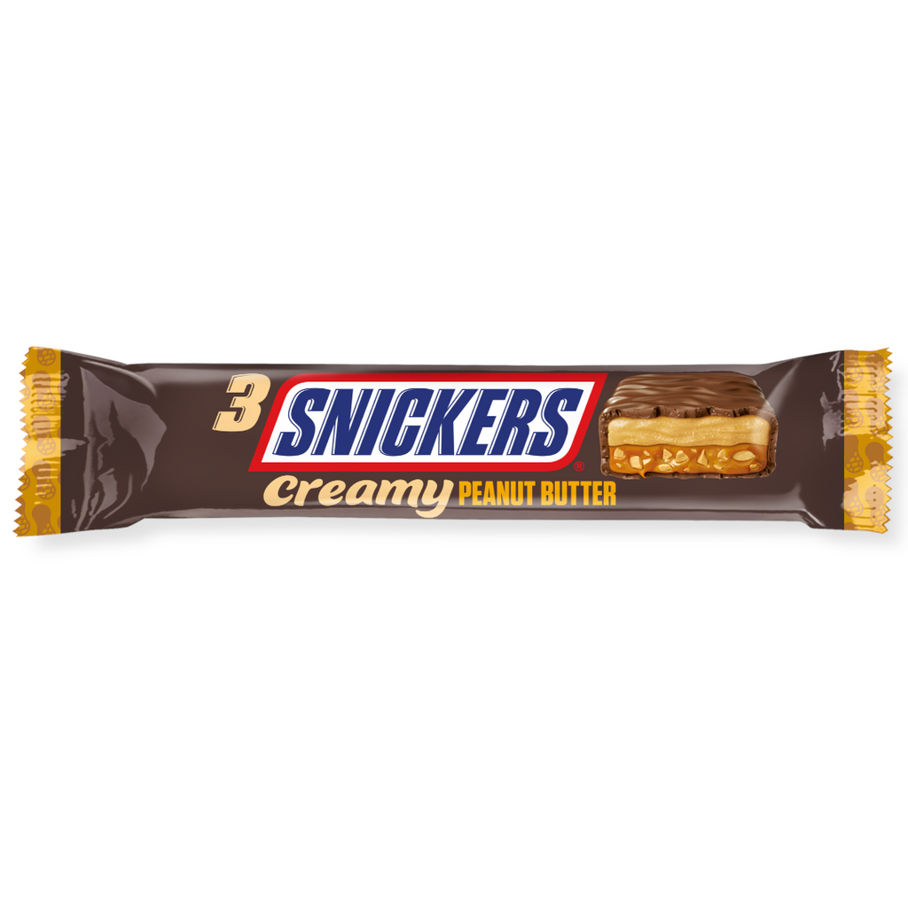 Snickers Creamy Peanut Butter Trio Bar Limited Edition - 1.93oz (54.75g)