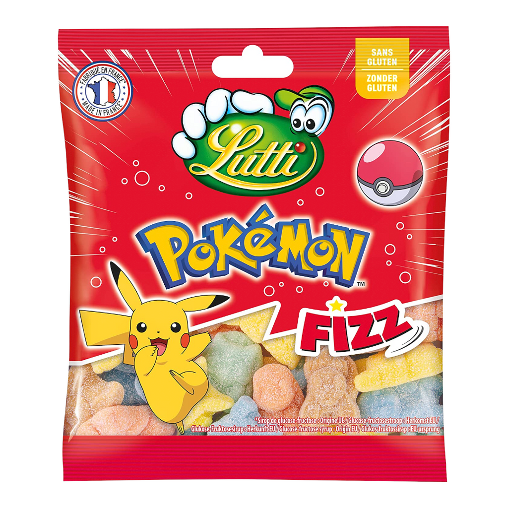 Lutti Pokemon Fizz Gummy Sweets – 100g