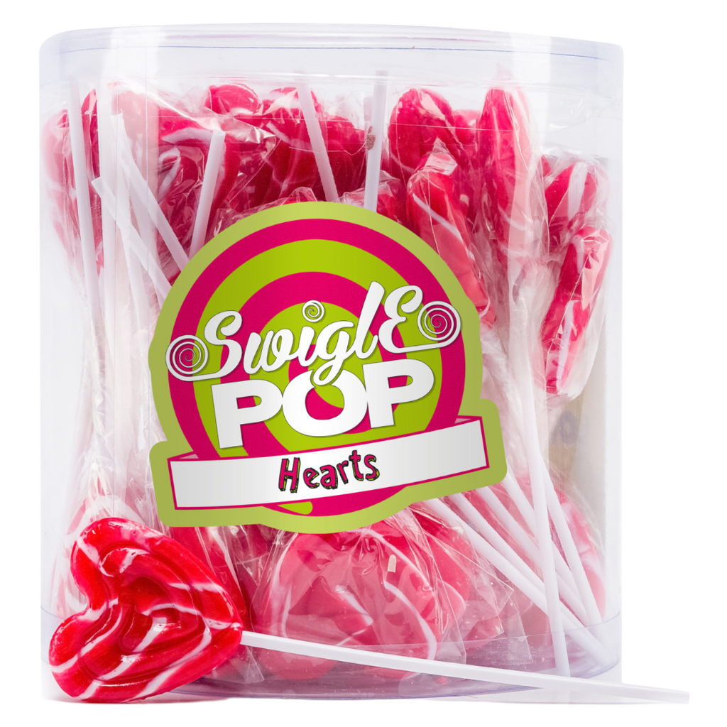 Swigle Pop Mini Heart Lollipop – 12g