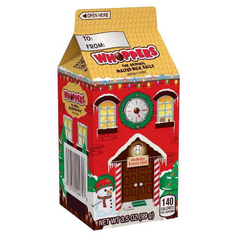 Hershey's Whoppers Christmas Village Cartons - 3.5oz (99g)