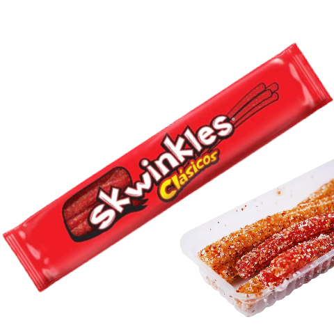 Skwinkles Classic Hot Mexican Candy Straws - 19.5g