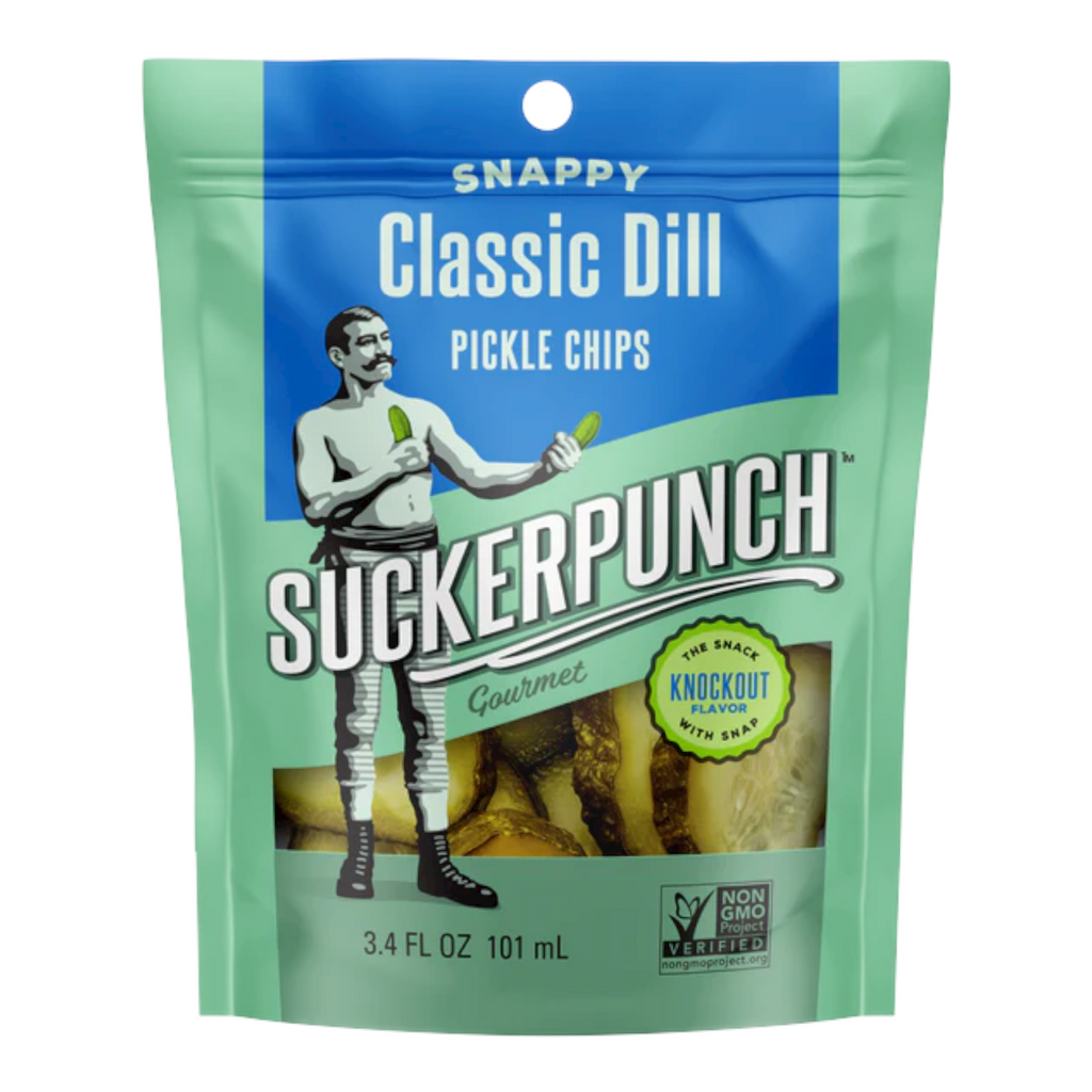 Suckerpunch Classic Dill Pickle Chips - 3.4oz (96g)