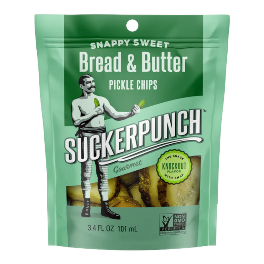 Suckerpunch Snappy Sweet Bread & Butter Chips - 3.4oz (96g)