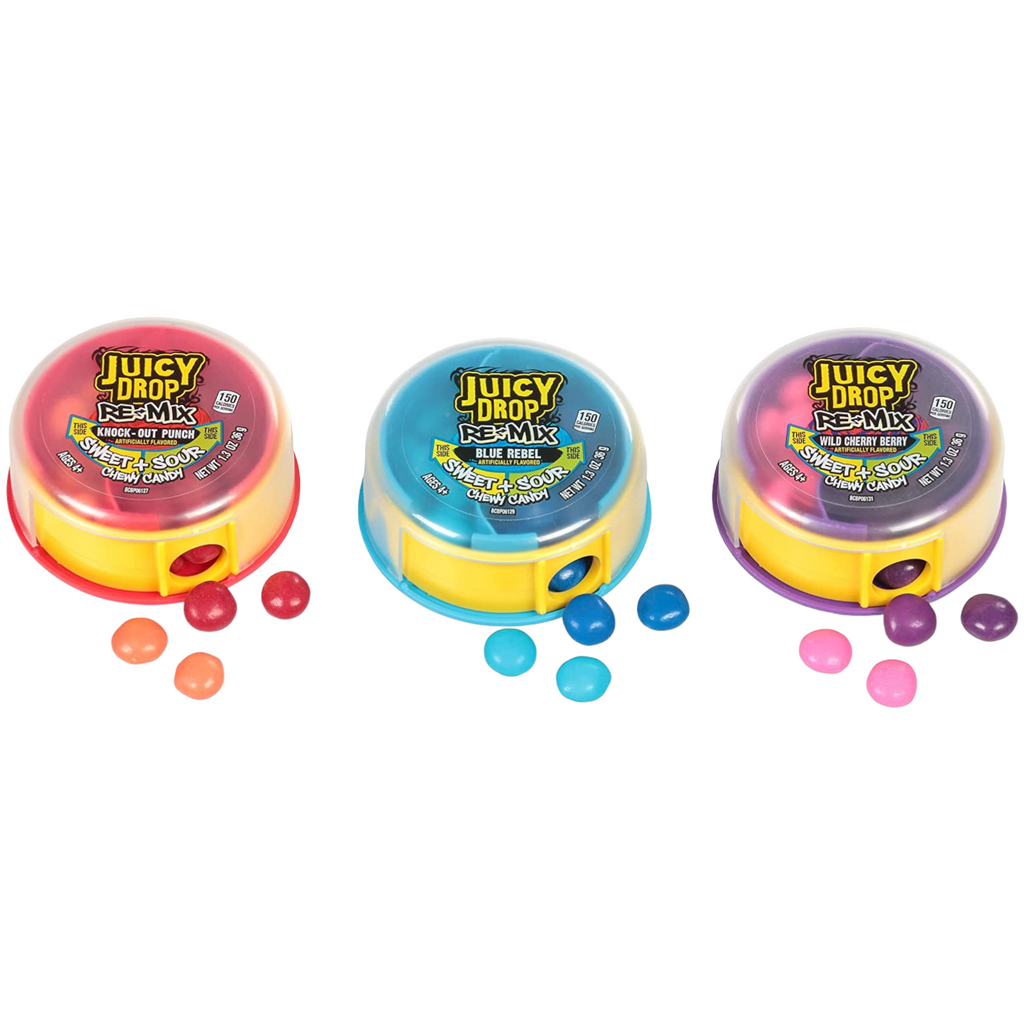 Juicy Drop Re-Mix Sweet & Sour Candy - 1.32oz (36g)